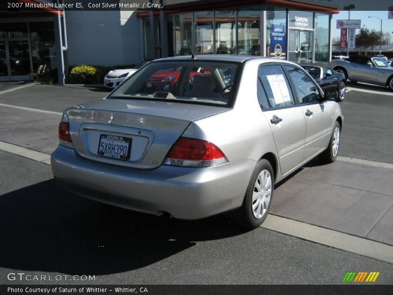 Cool Silver Metallic / Gray 2007 Mitsubishi Lancer ES