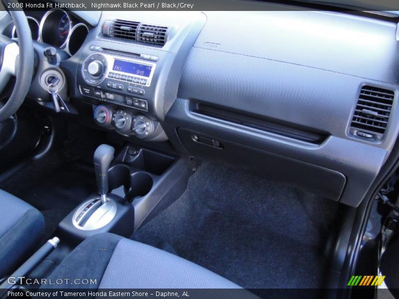 Nighthawk Black Pearl / Black/Grey 2008 Honda Fit Hatchback