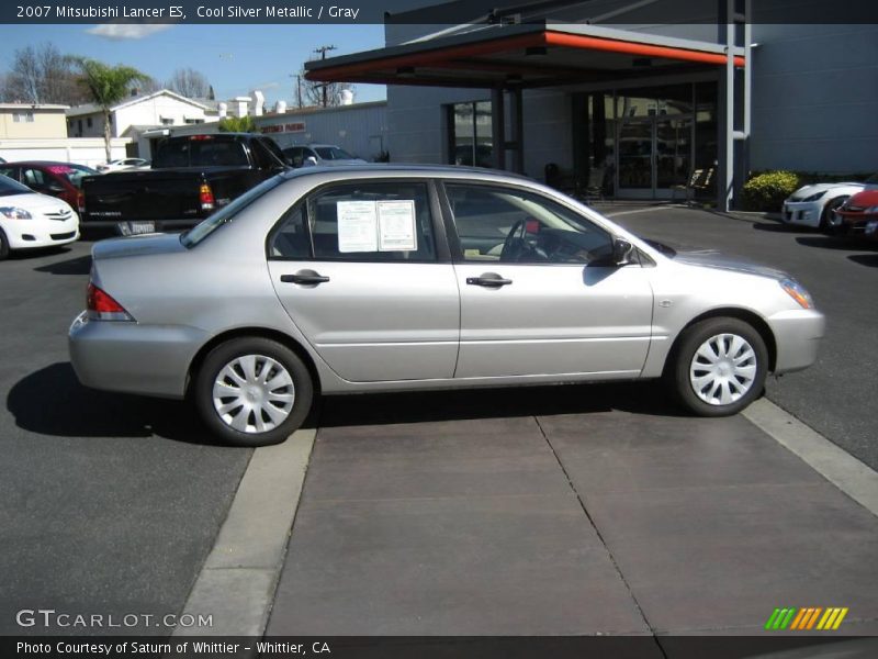 Cool Silver Metallic / Gray 2007 Mitsubishi Lancer ES