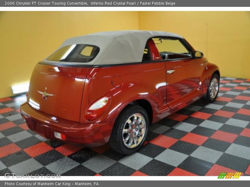 Inferno Red Crystal Pearl / Pastel Pebble Beige 2006 Chrysler PT Cruiser Touring Convertible