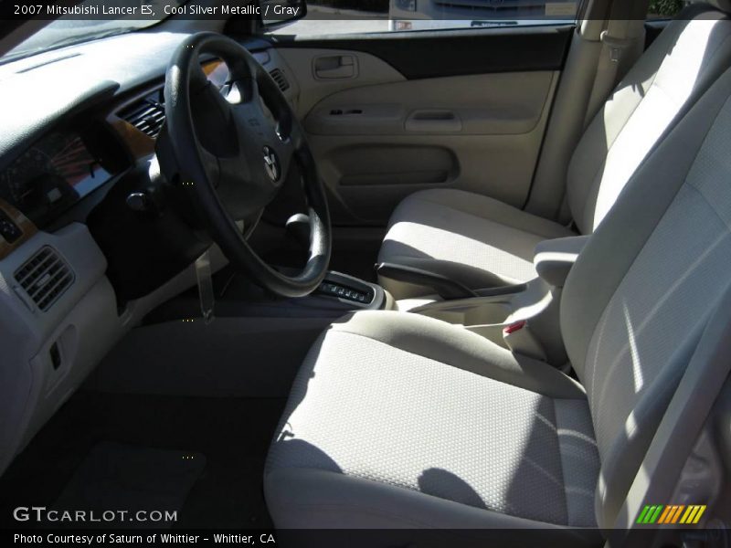 Cool Silver Metallic / Gray 2007 Mitsubishi Lancer ES