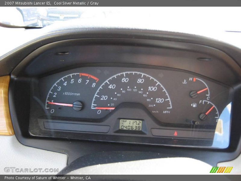Cool Silver Metallic / Gray 2007 Mitsubishi Lancer ES