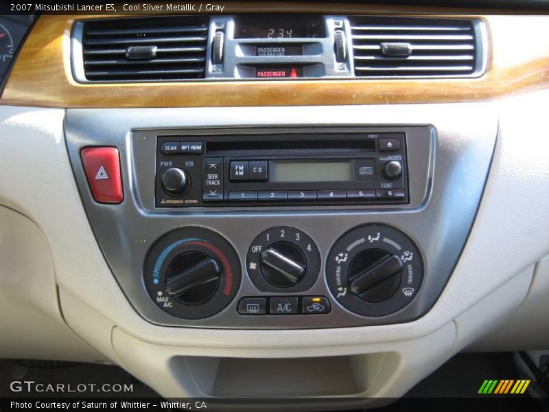 Cool Silver Metallic / Gray 2007 Mitsubishi Lancer ES