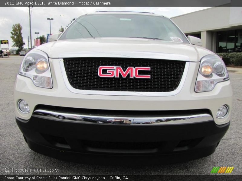 White Diamond Tintcoat / Cashmere 2011 GMC Acadia SLT