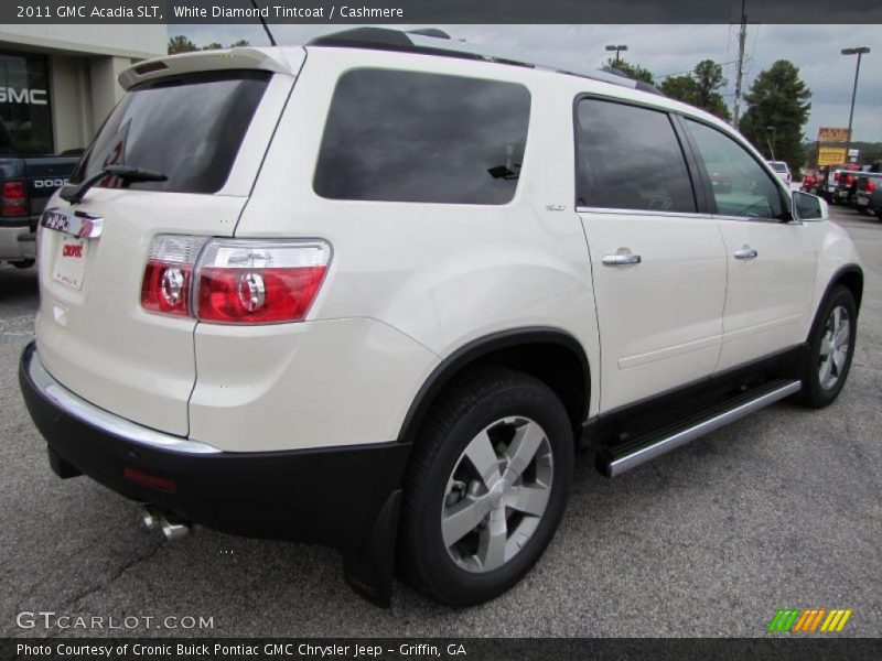 White Diamond Tintcoat / Cashmere 2011 GMC Acadia SLT