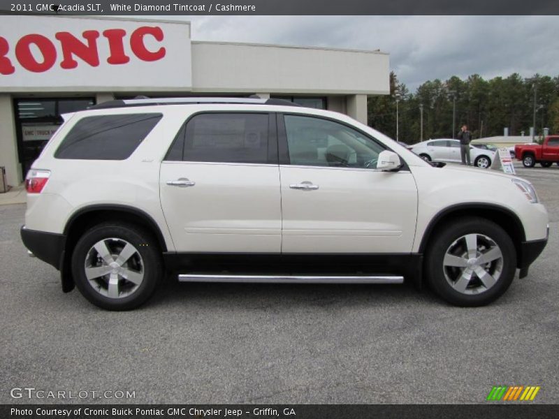 White Diamond Tintcoat / Cashmere 2011 GMC Acadia SLT