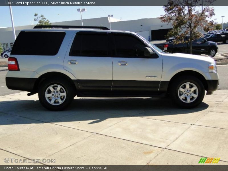 Silver Birch Metallic / Stone 2007 Ford Expedition XLT
