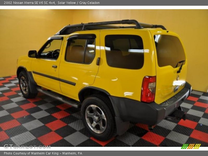 Solar Yellow / Gray Celadon 2002 Nissan Xterra SE V6 SC 4x4