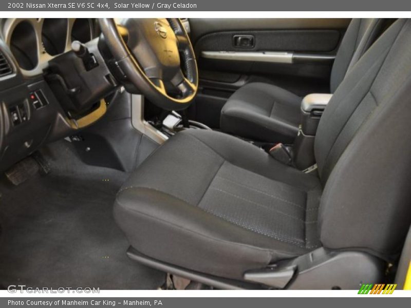  2002 Xterra SE V6 SC 4x4 Gray Celadon Interior