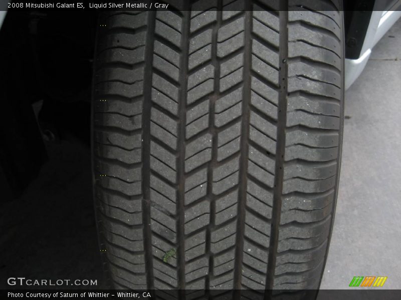 Liquid Silver Metallic / Gray 2008 Mitsubishi Galant ES