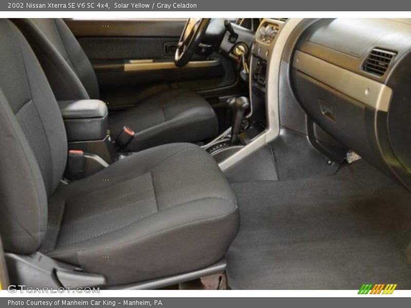  2002 Xterra SE V6 SC 4x4 Gray Celadon Interior