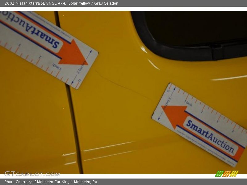 Solar Yellow / Gray Celadon 2002 Nissan Xterra SE V6 SC 4x4
