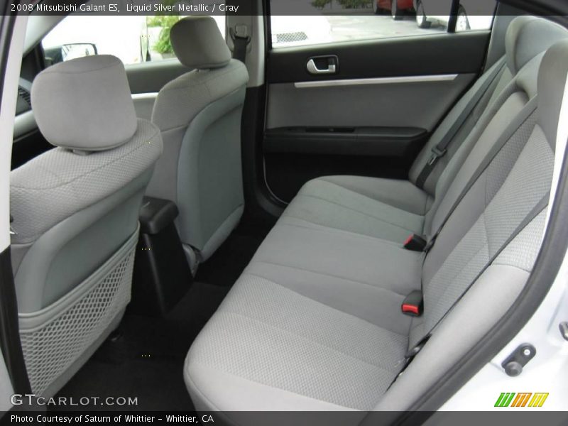 Liquid Silver Metallic / Gray 2008 Mitsubishi Galant ES