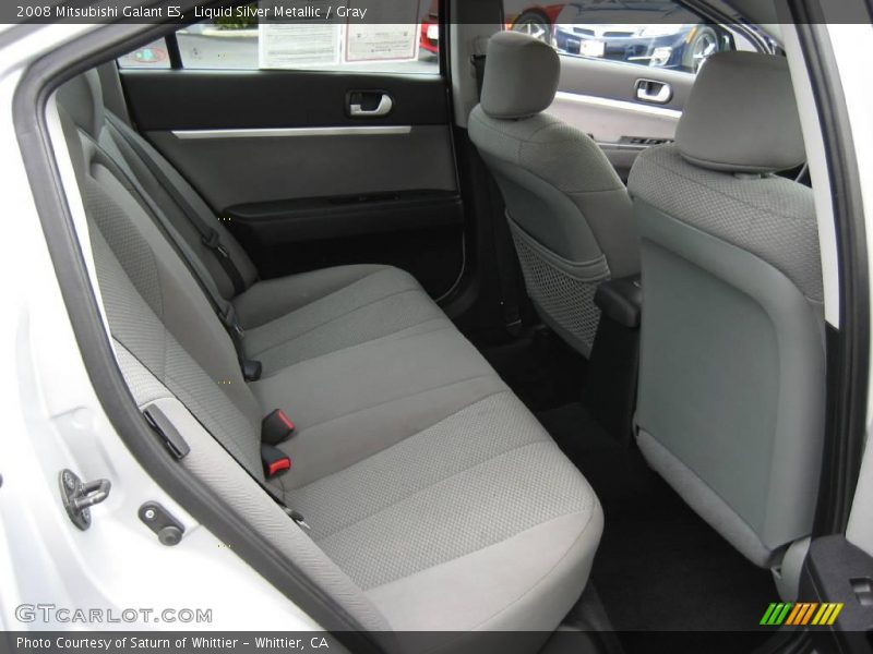 Liquid Silver Metallic / Gray 2008 Mitsubishi Galant ES