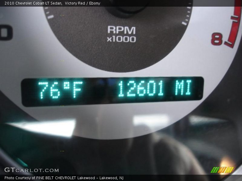Victory Red / Ebony 2010 Chevrolet Cobalt LT Sedan