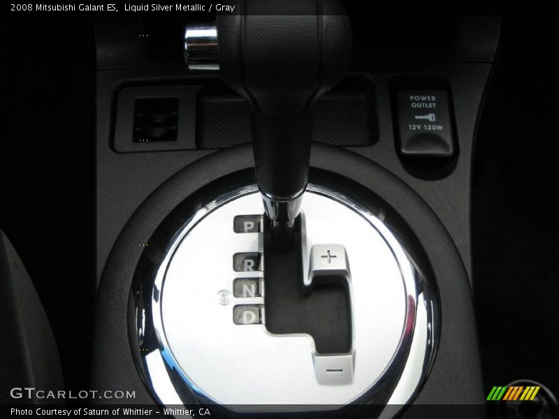 Liquid Silver Metallic / Gray 2008 Mitsubishi Galant ES