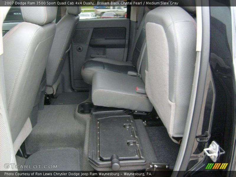  2007 Ram 3500 Sport Quad Cab 4x4 Dually Medium Slate Gray Interior