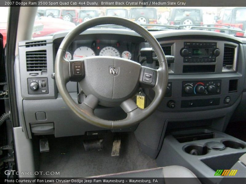 Dashboard of 2007 Ram 3500 Sport Quad Cab 4x4 Dually