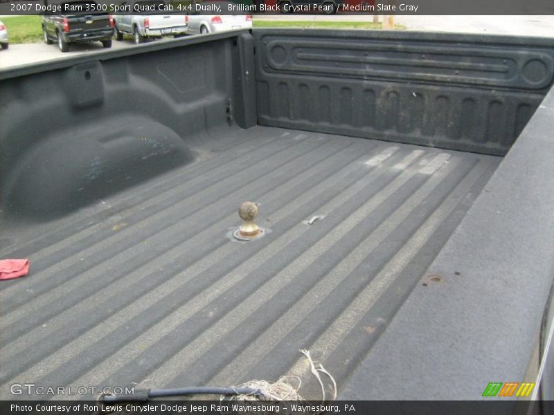 Brilliant Black Crystal Pearl / Medium Slate Gray 2007 Dodge Ram 3500 Sport Quad Cab 4x4 Dually