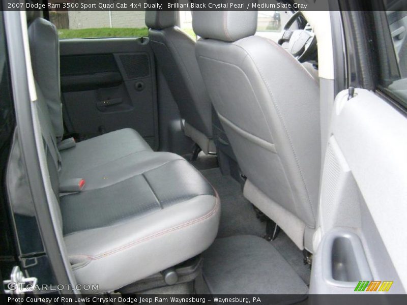  2007 Ram 3500 Sport Quad Cab 4x4 Dually Medium Slate Gray Interior