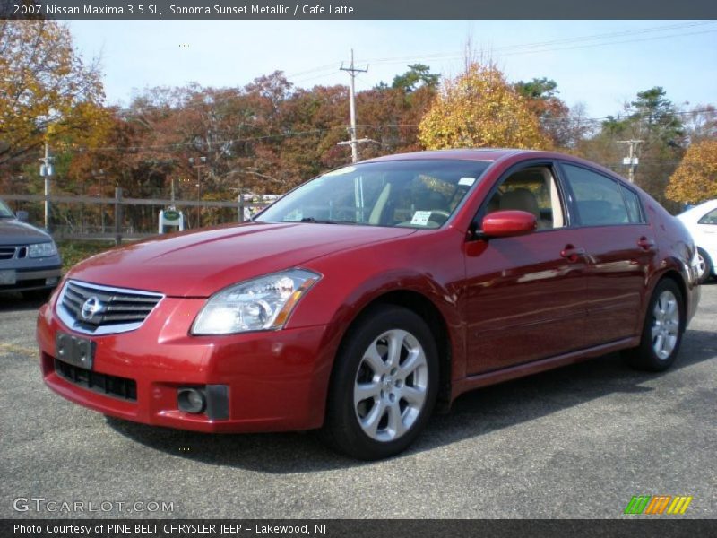 Sonoma Sunset Metallic / Cafe Latte 2007 Nissan Maxima 3.5 SL
