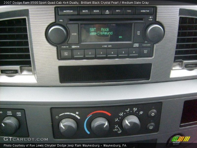 Controls of 2007 Ram 3500 Sport Quad Cab 4x4 Dually