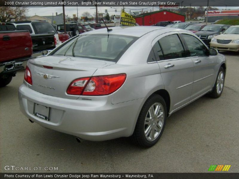 Bright Silver Metallic / Dark Slate Gray/Light Slate Gray 2008 Chrysler Sebring Limited AWD Sedan