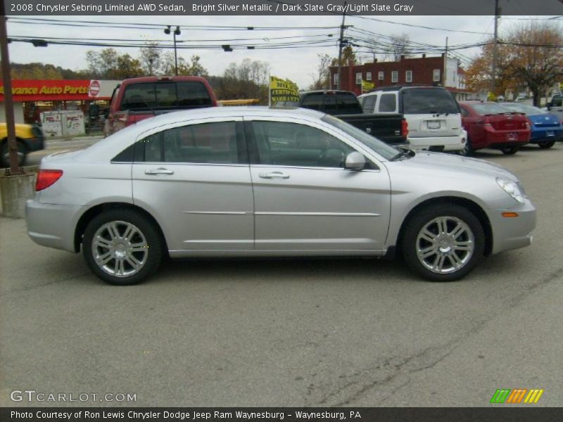 Bright Silver Metallic / Dark Slate Gray/Light Slate Gray 2008 Chrysler Sebring Limited AWD Sedan