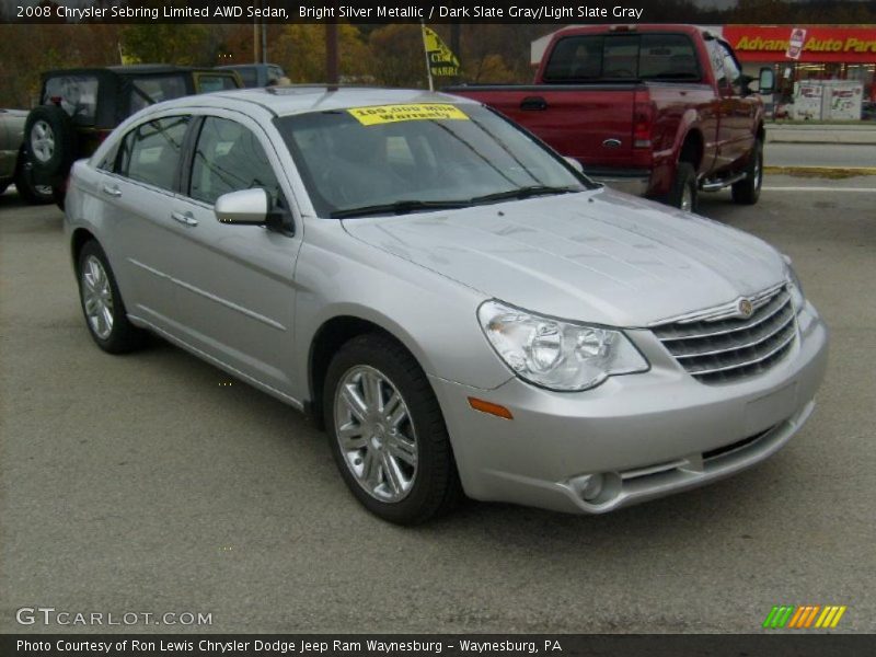 Bright Silver Metallic / Dark Slate Gray/Light Slate Gray 2008 Chrysler Sebring Limited AWD Sedan