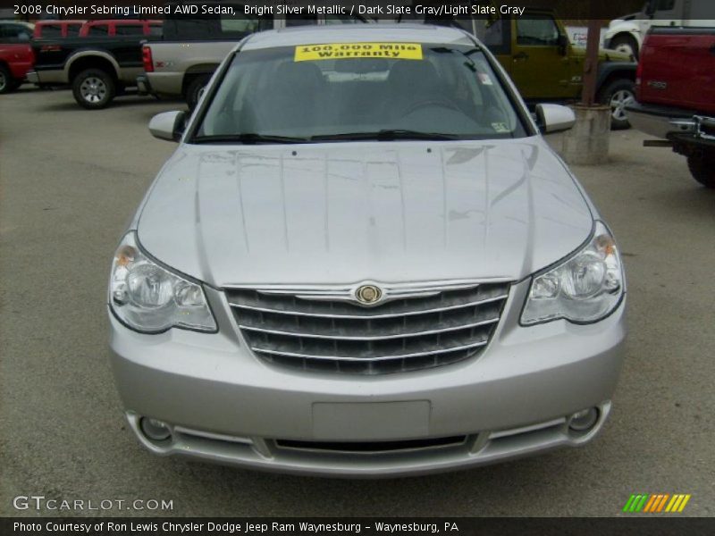 Bright Silver Metallic / Dark Slate Gray/Light Slate Gray 2008 Chrysler Sebring Limited AWD Sedan
