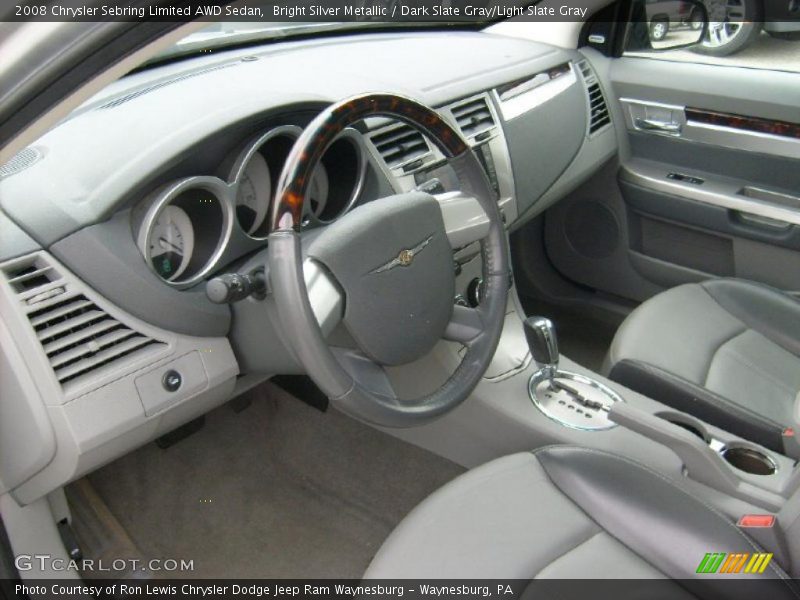 Dark Slate Gray/Light Slate Gray Interior - 2008 Sebring Limited AWD Sedan 