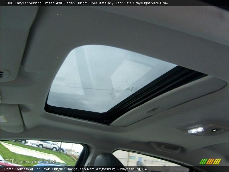 Sunroof of 2008 Sebring Limited AWD Sedan