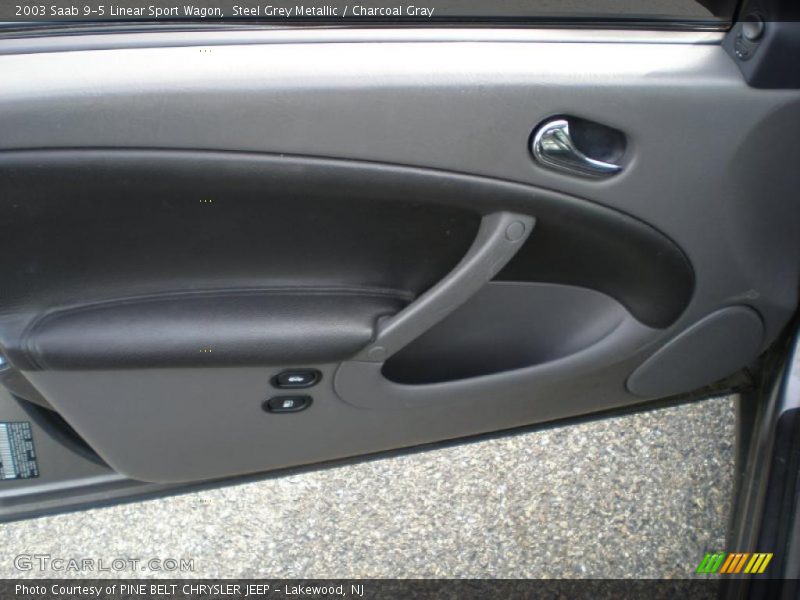 Steel Grey Metallic / Charcoal Gray 2003 Saab 9-5 Linear Sport Wagon