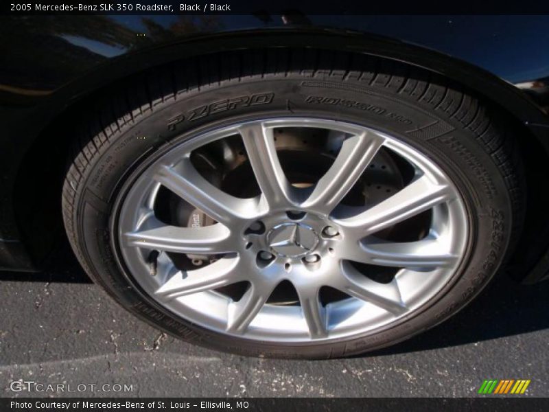 Black / Black 2005 Mercedes-Benz SLK 350 Roadster