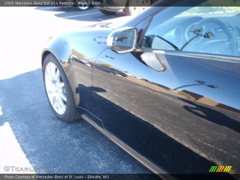 Black / Black 2005 Mercedes-Benz SLK 350 Roadster
