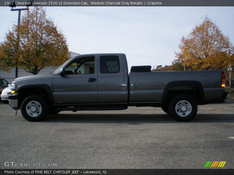 Medium Charcoal Gray Metallic / Graphite 2002 Chevrolet Silverado 2500 LS Extended Cab