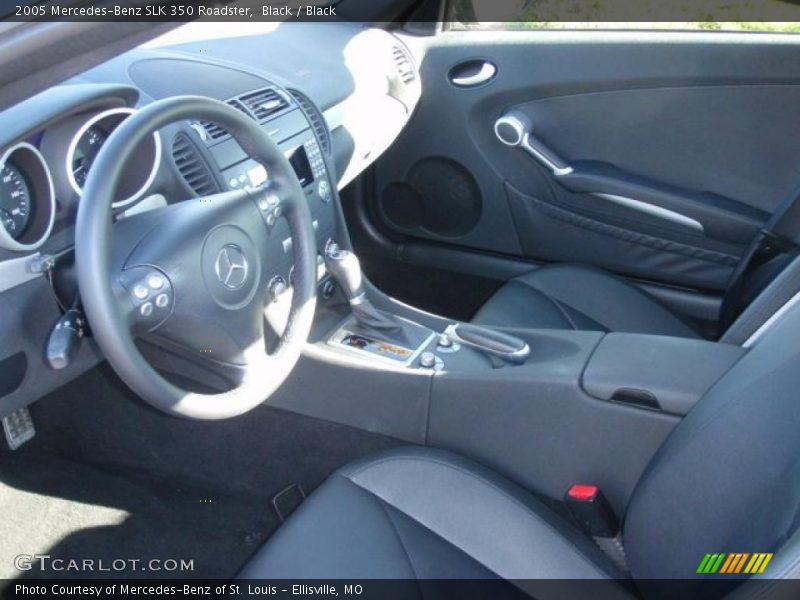 Black / Black 2005 Mercedes-Benz SLK 350 Roadster