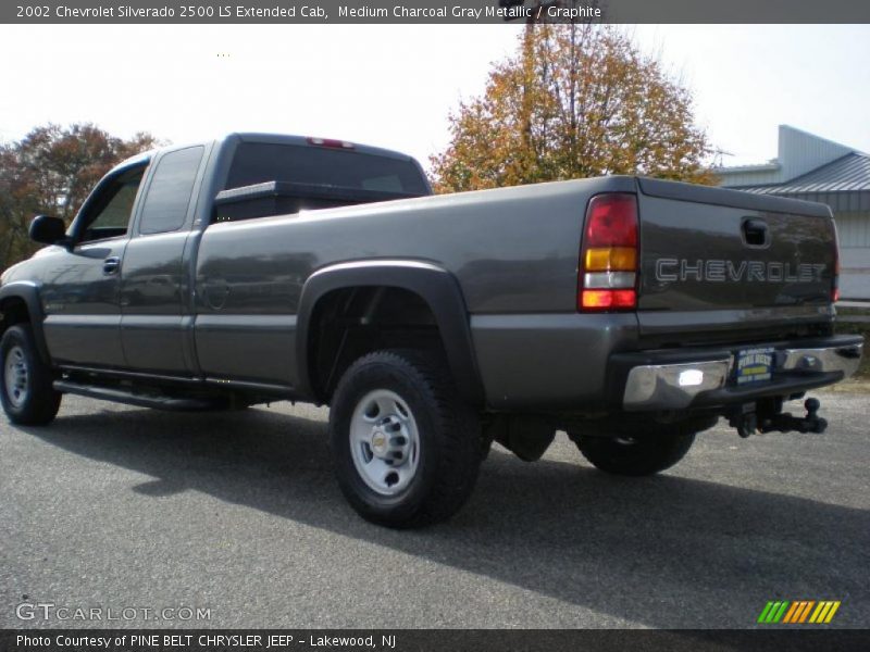 Medium Charcoal Gray Metallic / Graphite 2002 Chevrolet Silverado 2500 LS Extended Cab