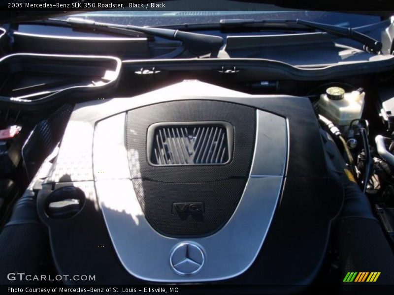 Black / Black 2005 Mercedes-Benz SLK 350 Roadster