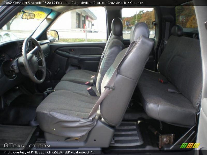 Medium Charcoal Gray Metallic / Graphite 2002 Chevrolet Silverado 2500 LS Extended Cab