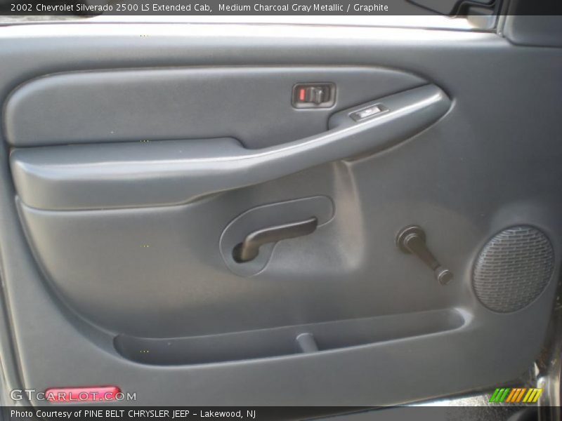 Medium Charcoal Gray Metallic / Graphite 2002 Chevrolet Silverado 2500 LS Extended Cab