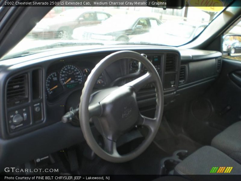 Medium Charcoal Gray Metallic / Graphite 2002 Chevrolet Silverado 2500 LS Extended Cab