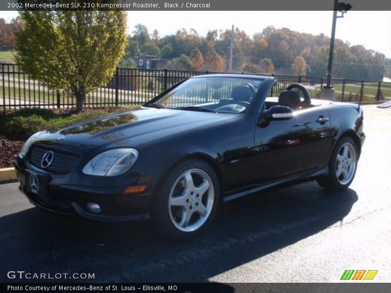 Black / Charcoal 2002 Mercedes-Benz SLK 230 Kompressor Roadster