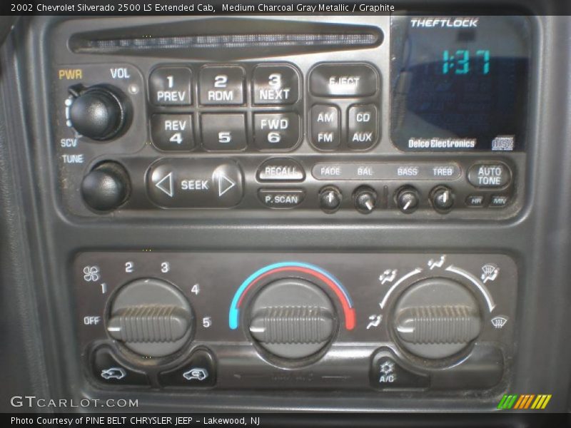 Medium Charcoal Gray Metallic / Graphite 2002 Chevrolet Silverado 2500 LS Extended Cab