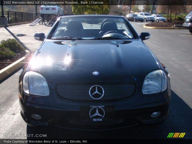 Black / Charcoal 2002 Mercedes-Benz SLK 230 Kompressor Roadster
