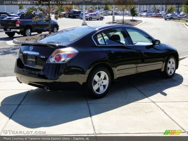 Super Black / Charcoal 2007 Nissan Altima 2.5 S