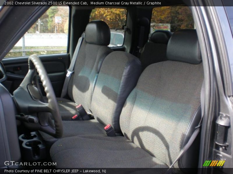Medium Charcoal Gray Metallic / Graphite 2002 Chevrolet Silverado 2500 LS Extended Cab