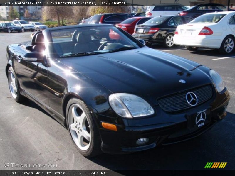 Black / Charcoal 2002 Mercedes-Benz SLK 230 Kompressor Roadster