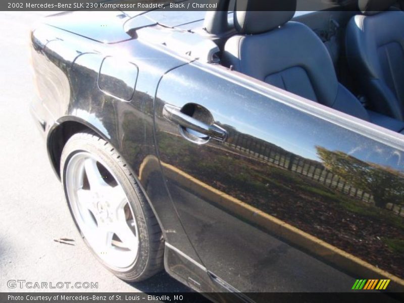 Black / Charcoal 2002 Mercedes-Benz SLK 230 Kompressor Roadster