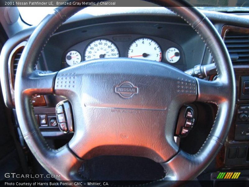 Bronzed Gray Metallic / Charcoal 2001 Nissan Pathfinder LE